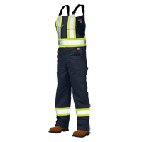 Salopettes de s&eacute;curit&eacute; non doubl&eacute;e, Poly-coton, Grand, Bleu marine Distribution Industrielle GC
