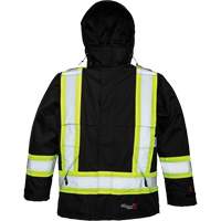Manteau Journeyman, Polyester/Polyur&eacute;thane, Noir, Petit Distribution Industrielle GC