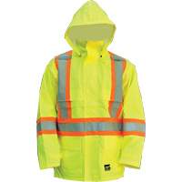 Manteau Open Road, Polyester/Polyur&eacute;thane, Jaune lime haute visibilit&eacute;, Petit Distribution Industrielle GC