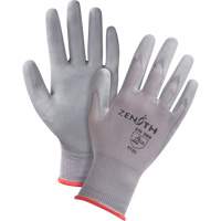 Gants en nylon enduits de polyur&eacute;thane sans DMF, 7/Petit, R&ecirc;vetement Polyur&eacute;thane, Calibre 15, Enveloppe en Nylon Distribution Industrielle GC