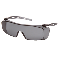 Cappture OTG Safety Glasses, Grey/Smoke Lens, Anti-Fog, ANSI Z87+/Meets/Exceeds CSA Z94.3 Distribution Industrielle GC