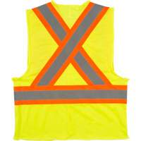 Veste de s&eacute;curit&eacute; pour la circulation, Jaune lime haute visibilit&eacute;, Moyen, Polyester Distribution Industrielle GC