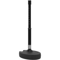 PLUS Barrier Post Set Receiver, 42" High, Black Distribution Industrielle GC