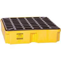 Plateforme de d&eacute;versement modulaire, Capacit&eacute; de d&eacute;versement 15 gal. US, 26" x 26,25" x 6,5" Distribution Industrielle GC