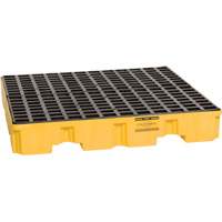Spill Containment Pallet, 66 US gal. Spill Capacity, 51.5" x 51.5" x 8" Distribution Industrielle GC