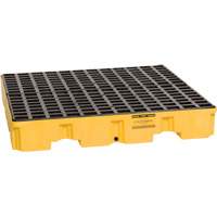 Spill Containment Pallet, 66 US gal. Spill Capacity, 51.5" x 51.5" x 8" Distribution Industrielle GC