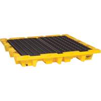 Spill Containment Pallet, 66 US gal. Spill Capacity, 58.5" x 58.5" x 7.75" Distribution Industrielle GC