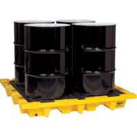 Spill Containment Pallet, 66 US gal. Spill Capacity, 58.5" x 58.5" x 7.75" Distribution Industrielle GC