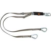 V-Series Tie-Back Lanyard, 6', Carabiner Center, Snap Hook Leg Ends, Polyester Distribution Industrielle GC