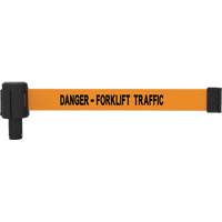 Cassette de banni&egrave;re PLUS, Danger - Forklift Traffic, 15', Ruban Orange Distribution Industrielle GC