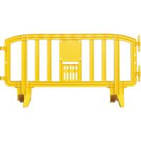 Barricade Movit, Emboîtables, 78" lo x 39" h, Jaune Distribution Industrielle GC