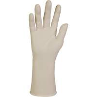 Gants d'examen XTRA-PFE, Grand, Latex, 10 mils, Sans poudre, Blanc, Classe 2 Distribution Industrielle GC