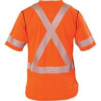 T-shirt &agrave; manches courtes haute visibilit&eacute; Polartec Power Grid, Polyester, Petit, Orange Distribution Industrielle GC