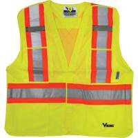 Veste de s&eacute;curit&eacute;, Jaune lime haute visibilit&eacute;, 2T-Grand/3T-Grand, Polyester Distribution Industrielle GC