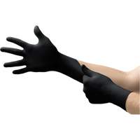 Gants Onyx, Petit, Nitrile, 3,5 mils, Sans poudre, Noir Distribution Industrielle GC