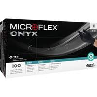 Gants Onyx, Petit, Nitrile, 3,5 mils, Sans poudre, Noir Distribution Industrielle GC