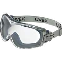 Lunettes de s&eacute;curit&eacute; &agrave; coques Uvex HydroShield Stealth OTG, Lentille Transparent, Antibu&eacute;e/Anti-&eacute;gratignures, Ventilation Indirecte Distribution Industrielle GC