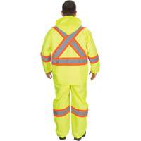 V&ecirc;tements imperm&eacute;ables RZ1000, Polyester, Petit, Jaune lime haute visibilit&eacute; Distribution Industrielle GC