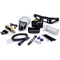 Trousse d'ensemble respirateur d'&eacute;puration d'air propuls&eacute; pour peintre Versaflo, Capuchon & visi&egrave;re, Pile Lithium-ion Distribution Industrielle GC