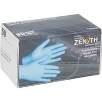 Gants jetables en paquets pour distributeur, Moyen, Nitrile, 4,5 mils, Sans poudre, Bleu Distribution Industrielle GC