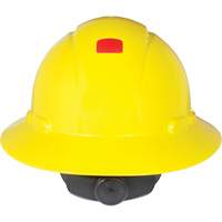 Casque de s&eacute;curit&eacute; &agrave; bordure compl&egrave;te avec capteur Uvicator, Suspension Rochet Distribution Industrielle GC