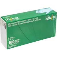 Puncture-Resistant Medical-Grade Disposable Gloves, X-Small, Nitrile, 4.5-mil, Powder-Free, Blue, Class 2 Distribution Industrielle GC