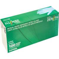 Puncture-Resistant Medical-Grade Disposable Gloves, Large, Nitrile, 3.5-mil, Powder-Free, Blue, Class 2 Distribution Industrielle GC