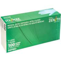 Gants jetables de calibre m&eacute;dical r&eacute;sistants &agrave; la perforation, T-Grand, Nitrile, 3,5 mils, Sans poudre, Bleu, Classe 2 Distribution Industrielle GC