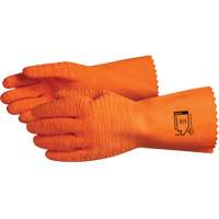 Chemstop Chemical Resistant Gloves, Size 8, 12" L, Latex, Cotton Jersey Inner Lining Distribution Industrielle GC