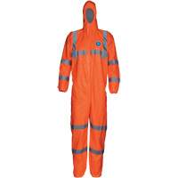Combinaison haute visibilit&eacute; avec capuchon, Petit, Orange, Tyvek 500 Distribution Industrielle GC
