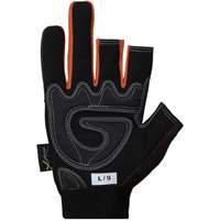 Clutch Gear&reg; Open-Finger Framers Gloves, Synthetic Palm, Size Small Distribution Industrielle GC
