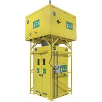 Enclosed Outdoor Gravity Fed Safety Shower Distribution Industrielle GC