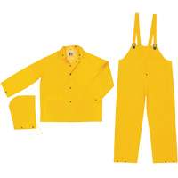 Ensemble imperm&eacute;able de s&eacute;rie classique avec limite dinflammabilit&eacute;, Grand, Jaune Distribution Industrielle GC