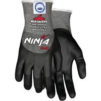 Ninja&reg; Max Cut Resistant Gloves, Size Medium, 10 Gauge, Bi-Polymer Coated, Dyneema&reg; Shell, ASTM ANSI Level A3 Distribution Industrielle GC