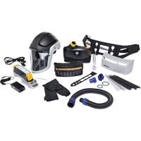 Trousse de respirateur d&eacute;puration dair propuls&eacute; pour lindustrie lourde Versaflo, Capuchon & visi&egrave;re, Pile Lithium-ion Distribution Industrielle GC