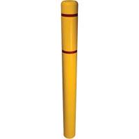 Couvre-bollard, 6" dia. x 52" l, Jaune Distribution Industrielle GC