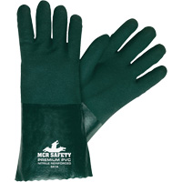 Gants r&eacute;sistants aux produits chimiques, Taille Grand, 14" lo, PVC, Doublure en Jersey Distribution Industrielle GC