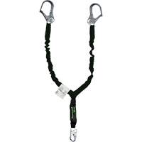 Miller&reg; Arc-Rated Shock-Absorbing Lanyard, 6', Locking Snap Hook Center, Locking Snap Hook Leg Ends, Kevlar&reg; Distribution Industrielle GC