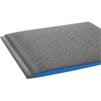 Wear-Bond Comfort-King Ergonomic Mats, Pebbled, 2' x 3' x 9/16", Grey, Vinyl Foam Distribution Industrielle GC
