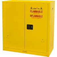 Armoire pour produits inflammables, 30 gal., 2 Porte(s), 43" La x 44" h x 18" p Distribution Industrielle GC