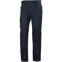 Pantalons d'entretien Oxford, Poly-coton, Bleu marin, Taille 30, Entrejambe 30 Distribution Industrielle GC