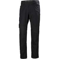 Pantalons d'entretien Oxford, Poly-coton, Noir, Taille 30, Entrejambe 30 Distribution Industrielle GC