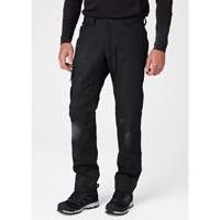Pantalons d'entretien Oxford, Poly-coton, Noir, Taille 30, Entrejambe 30 Distribution Industrielle GC