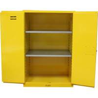Armoire pour produits inflammables, 90 gal., 2 Porte(s), 43" La x 66" h x 34" p Distribution Industrielle GC