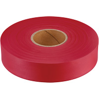 Ruban de signalisation Empire, 1" la x 600' lo, Rouge fluorescent Distribution Industrielle GC