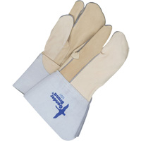 Gants &agrave; trois doigts en cuir, Cuir fleur de vache, Taille 9 Distribution Industrielle GC