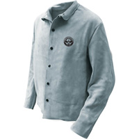 Veste de soudeur, Cuir, 5T-Grand, Gris Distribution Industrielle GC