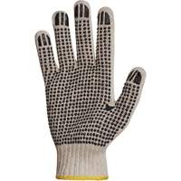 Gant en tricot avec pois de PVC Sure Grip, Poly/coton, Un c&ocirc;t&eacute;, Calibre 7, T-petit Distribution Industrielle GC