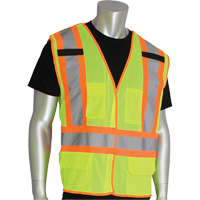 Veste d&eacute;tachable haute visibilit&eacute; Pip Dynamic, Jaune lime haute visibilit&eacute;, T-Grand, Polyester Distribution Industrielle GC