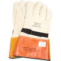 Gants de protection en cuir avec sangle, Taille 8, 12" lo Distribution Industrielle GC